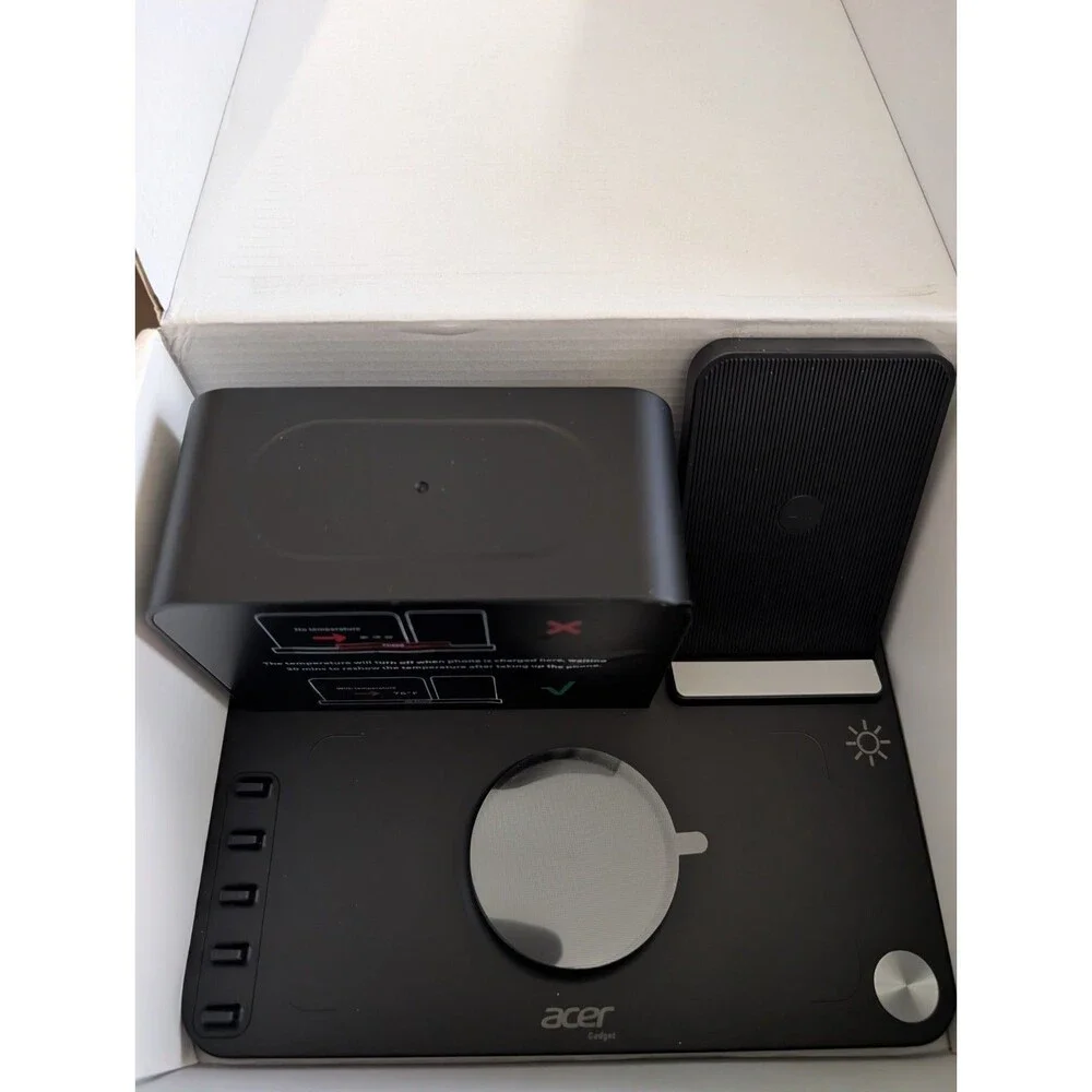 Acer S1 7-in-1 Wireless Charging Station Dock Multi Device Charger NIB